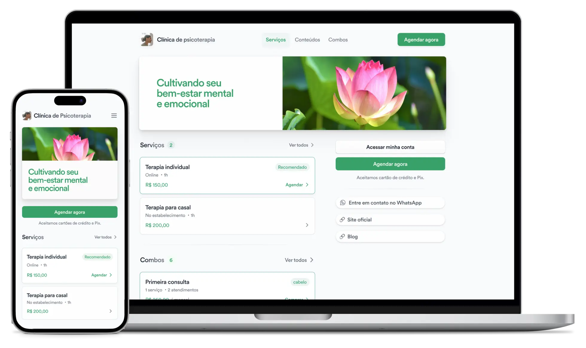 Sistema de agendamento online Agend.Day